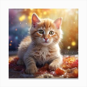 Cute Kitten 2 Canvas Print