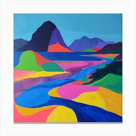 Abstract Travel Collection Galapagos Islands Ecuador 3 Canvas Print
