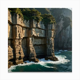 Cliffs Of Hong Kong 1 Canvas Print