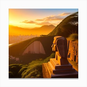Sunset In Rio 5 Canvas Print