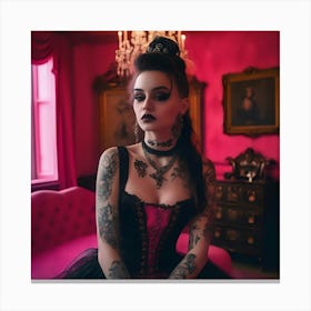 Gothic Girl 13 Canvas Print