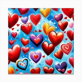 Heart Painting Canvas Print