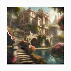 Fairytale Castle 5 Canvas Print