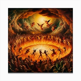 'The Ring Of Fire' Canvas Print