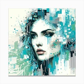 Pixel Canvas Print Canvas Print