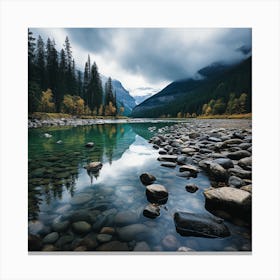 Landscape Photo Lake Canvas Print
