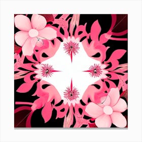 Pink Flowers Canvas Print