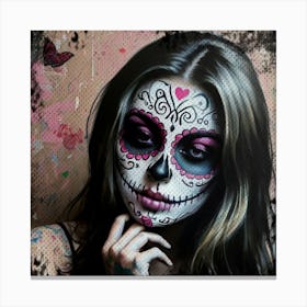 Day Of The Dead 4 Canvas Print