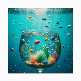 Glass Of Water Canvas Print