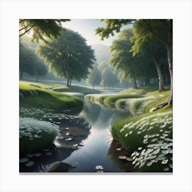 Lily Pond 2 Canvas Print