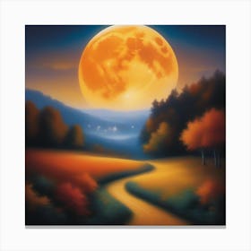 Harvest Moon Dreamscape 3 Canvas Print