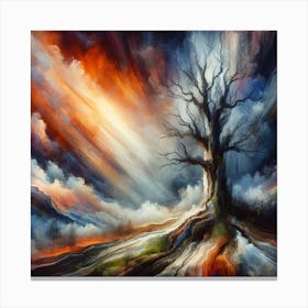 Tree In The Sky 1 Canvas Print