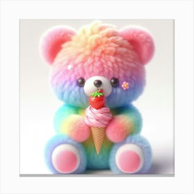 Rainbow Bear Canvas Print