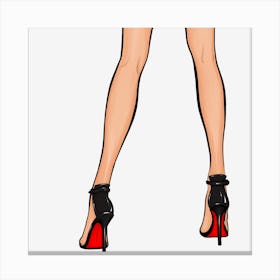 Christian Louboutin Shoes Canvas Print