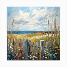 Summer'S Day at Hemsby Canvas Print