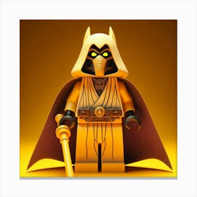 Ra’s al Ghul from Batman in Lego style Canvas Print