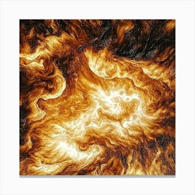 Fire Metal Print Art Canvas Print