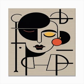 Deco Woman Canvas Print