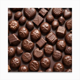 Chocolates Stock Videos & Royalty-Free Footage 1 Canvas Print