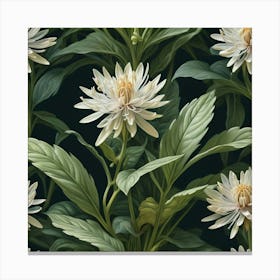 Chrysanthemums Canvas Print