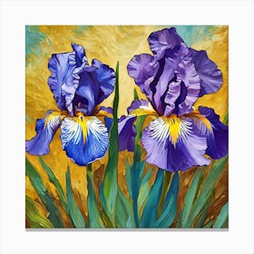 Blue Iris 1 Canvas Print