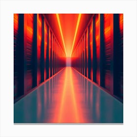 Image Of A Data Center Canvas Print