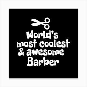 Barber Canvas Print