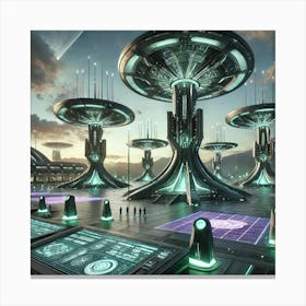 Advanced Communication Arrays Canvas Print