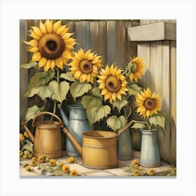 Sunflowers Canvas Print