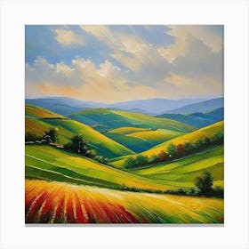 Landscape Painting 133 Canvas Print