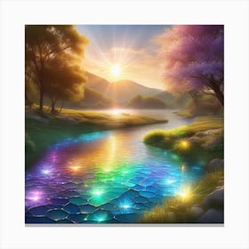 Rainbow River 10 Canvas Print