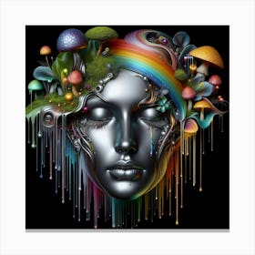 Rainbow Head 1 Canvas Print