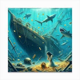 Mermaid Canvas Print