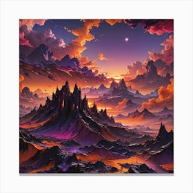 Landscape Painting 1 Canvas Print