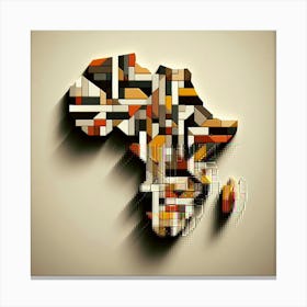 Contours of Ubuntu Canvas Print