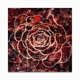 Frosted Rose Original Photography Canvas Print