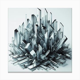 'Crystal City' Canvas Print