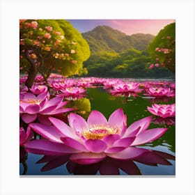 Lotus Flower 11 Canvas Print