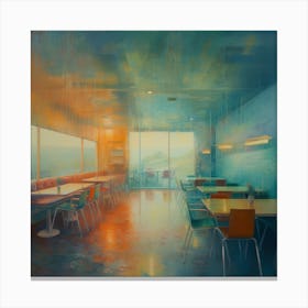 Empty Cafe Canvas Print