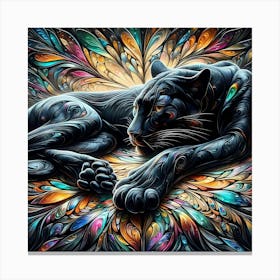 Creative Wild Animal Representation 102 Canvas Print