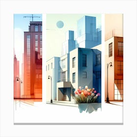 Cityscape 23 Canvas Print