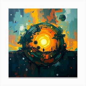 Human Nature.AI 1 Canvas Print