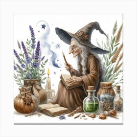 The Old Witch 2 Canvas Print