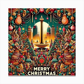 Christmas In Indonesia 1 Canvas Print