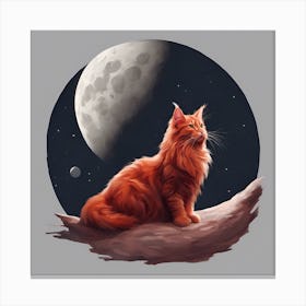 Red Coon Canvas Print