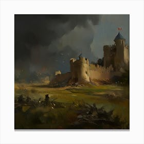 Castle In The Sky 4 Canvas Print