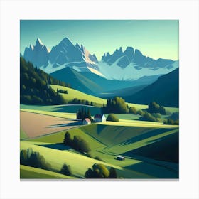 Landscape Painting 94 Canvas Print