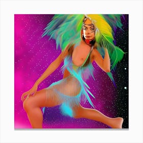 Afro-Caribbean Dancer Canvas Print