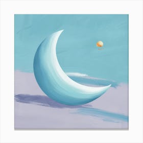 Moon And Sun Canvas Print