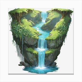 Waterfall 13 Canvas Print